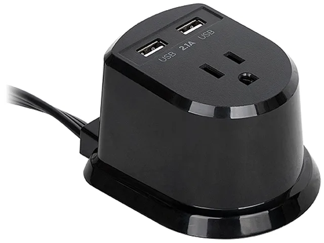 CyberPower CyberPower CSP105U Surge Protector 1 Outlet 2.1A USB 5ft Cord — product photo