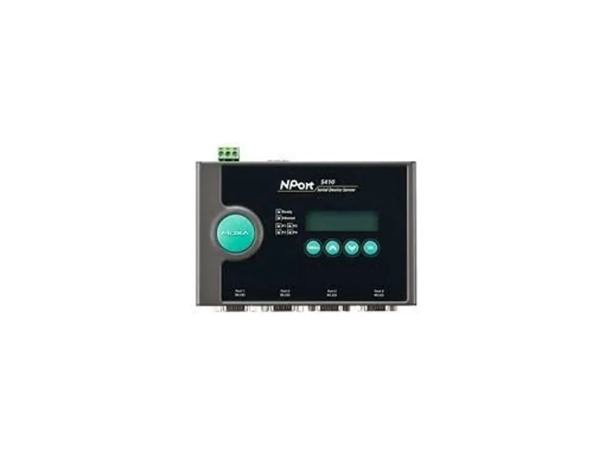 Moxa Moxa NPort 5410 4-Port RS-232 Device Server w/Adapter — product photo
