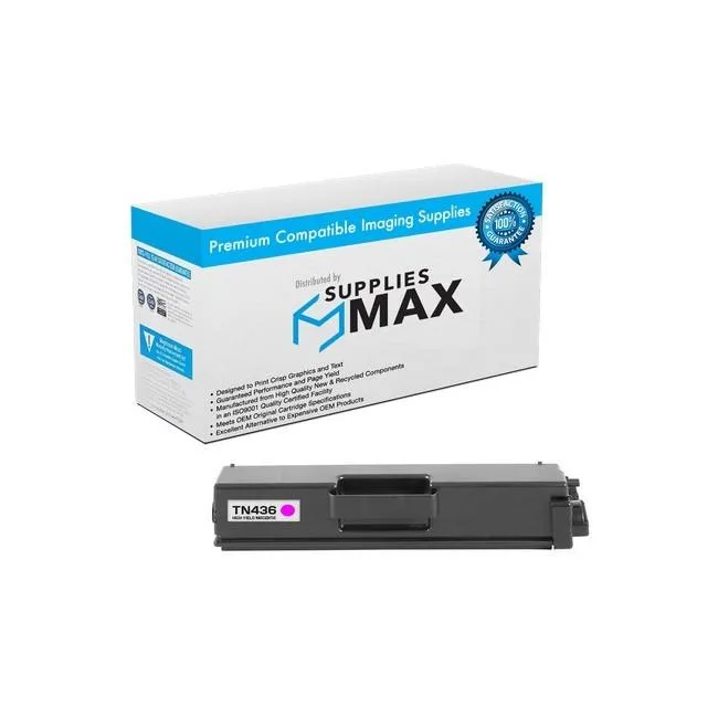 SuppliesMax SuppliesMax TN-436M Magenta Super High Yield Toner Cartridge 6500 Pages — product photo