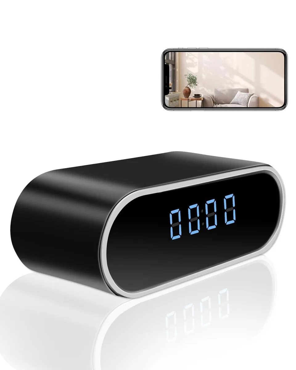 Clover 33 1080P Wireless Surveillance Clock — product photo