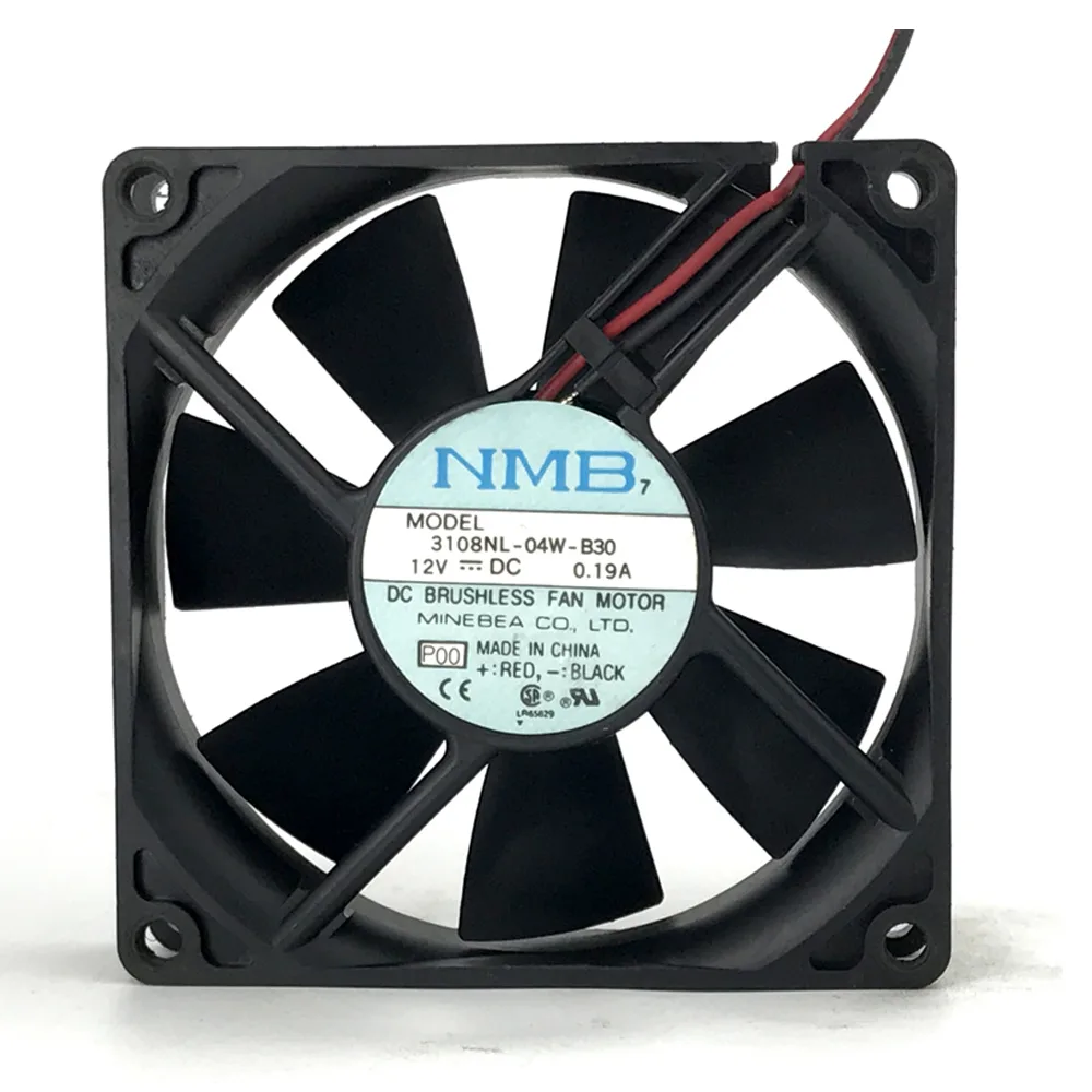 Fans Fans 3108NL-04W-B30Voltage 12V 0.19A 80mm case fan — product photo