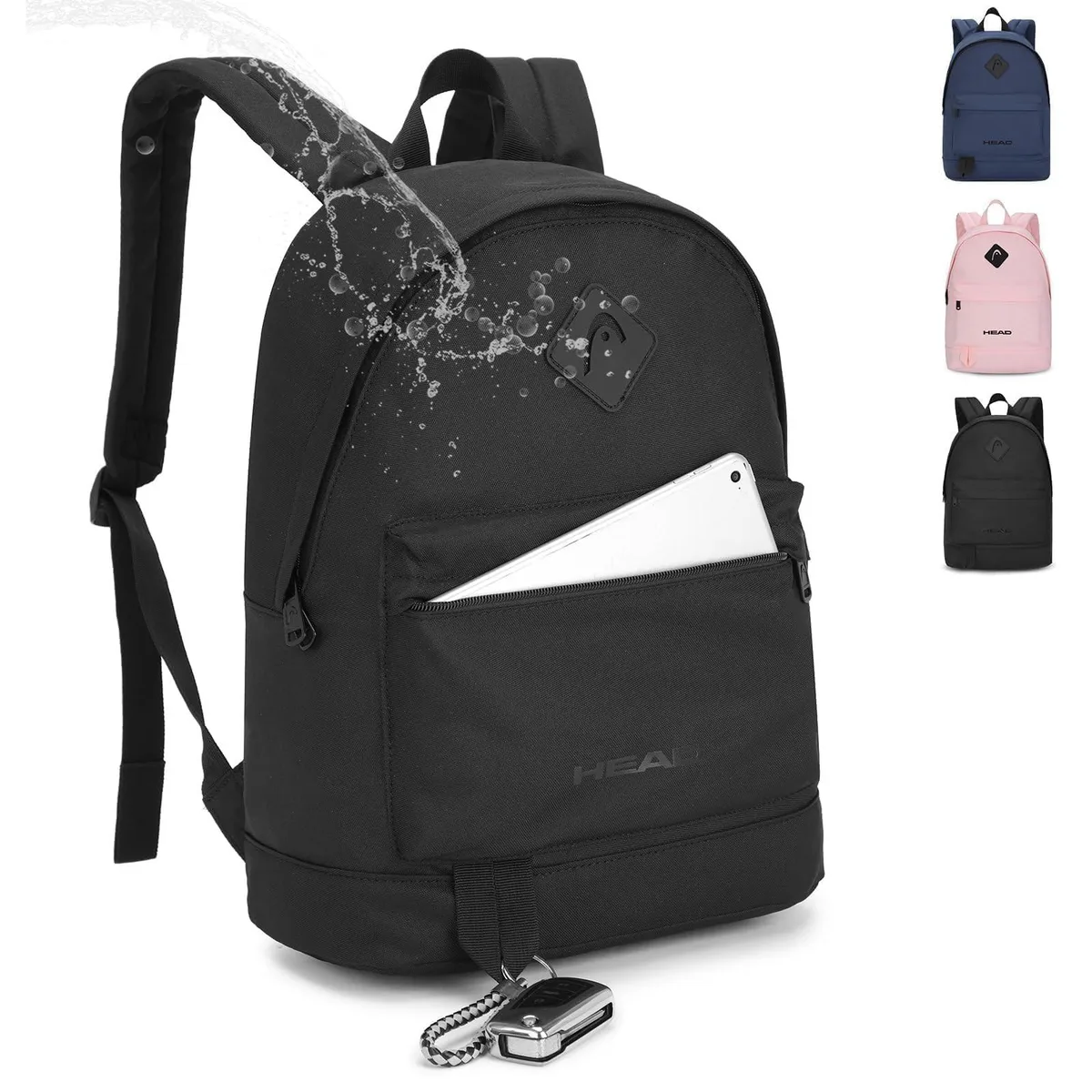 Head Head Waterproof Classic Backpack 15.6" Laptop 2 in 1 Accessory — product photo