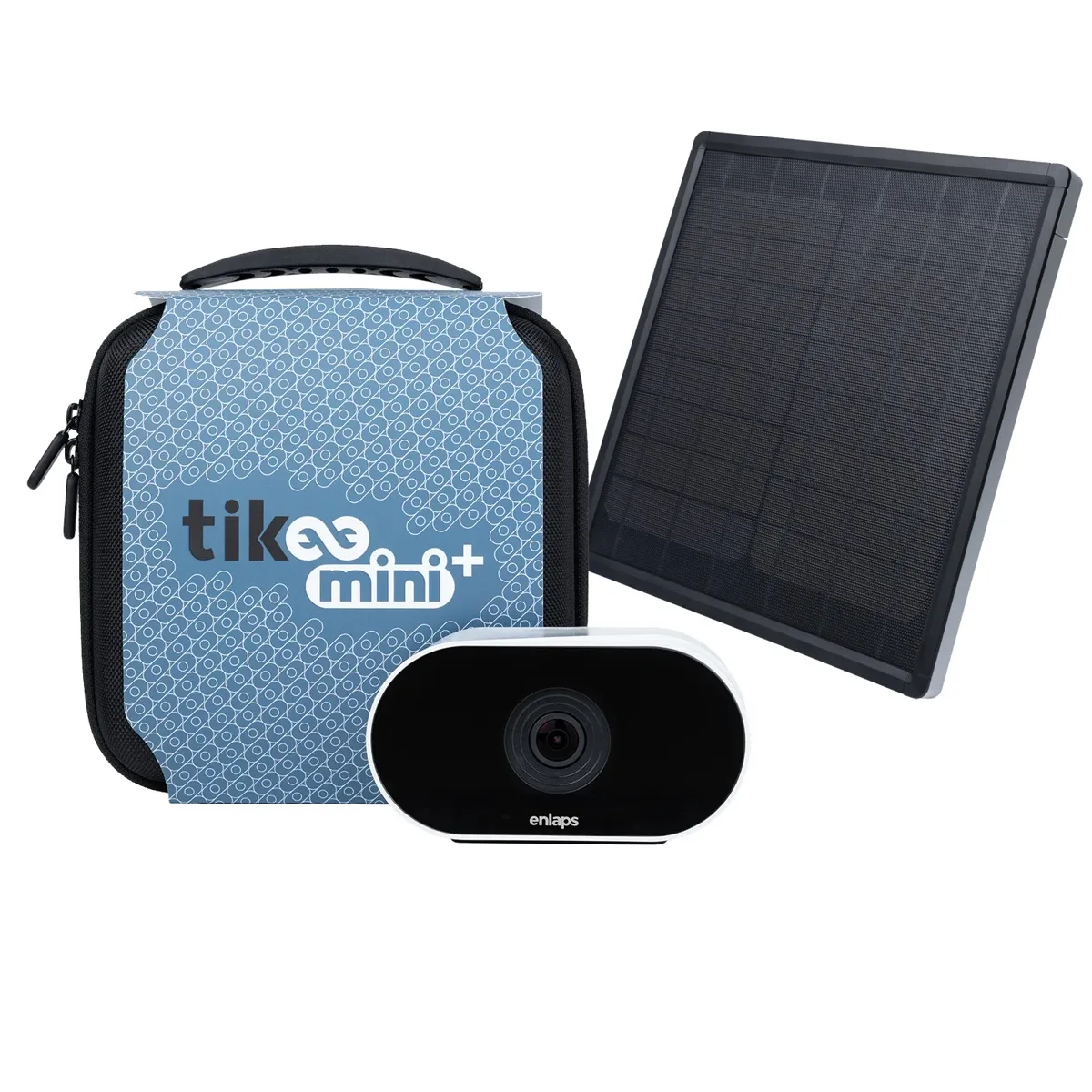 enlaps enlaps Tikee Mini+ 12MP 4K security camera with solar panel — product photo