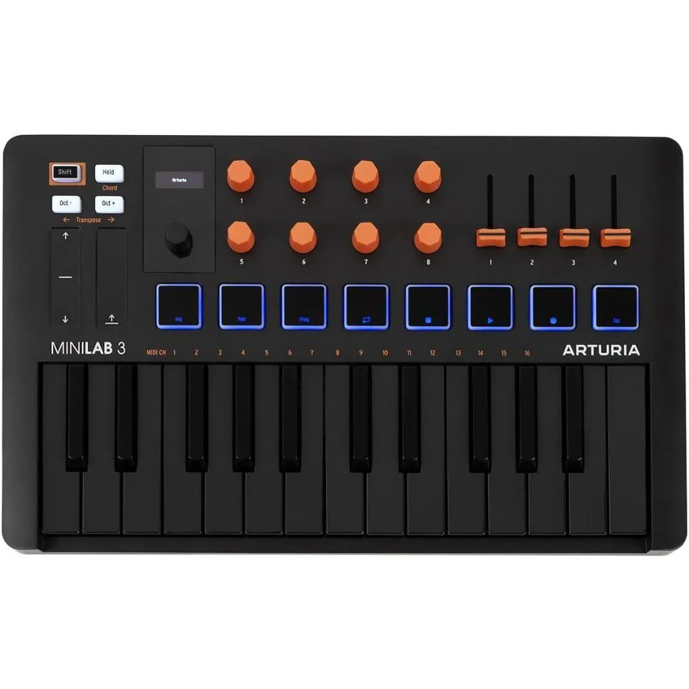 Arturia Arturia MiniLab 3 Orange Musical Keyboard Controller — product photo