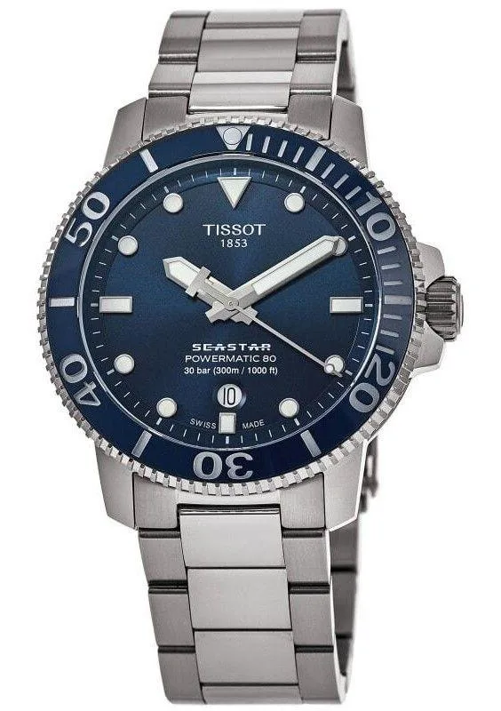Tissot Tissot Seastar 1000 Powermatic 80 Blue Dial 43.00mm 300m Watch — product photo