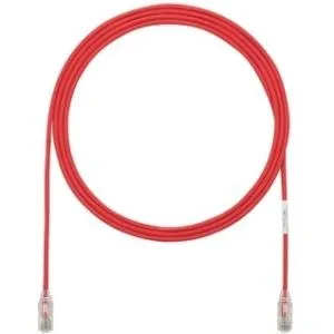 Panduit Panduit UTP28SP5RD 5 ft Cat 6 28 AWG Red network ethernet cable — product photo