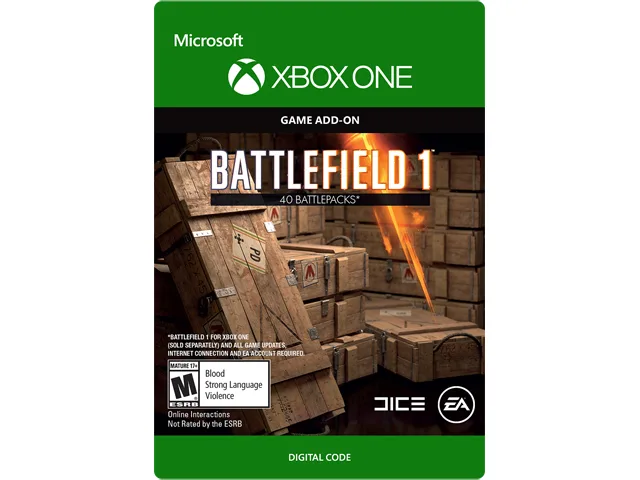 Electronic Arts Electronic Arts 7F6-00086 Battlefield 1 Battlepack X 40 downloadable game — product photo