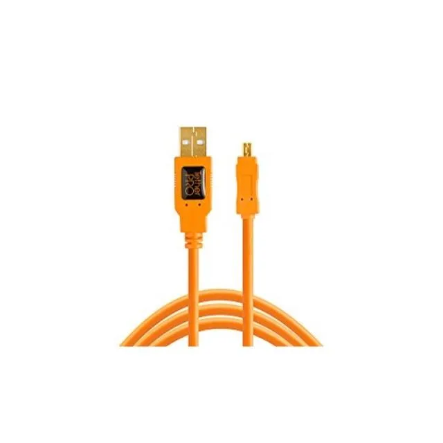 Tether Tools Tether Tools TetherPro USB-C to USB-C Right Angle Cable 15 ft 48 Connector Gold Male-to-Male 5 Gbps — product photo