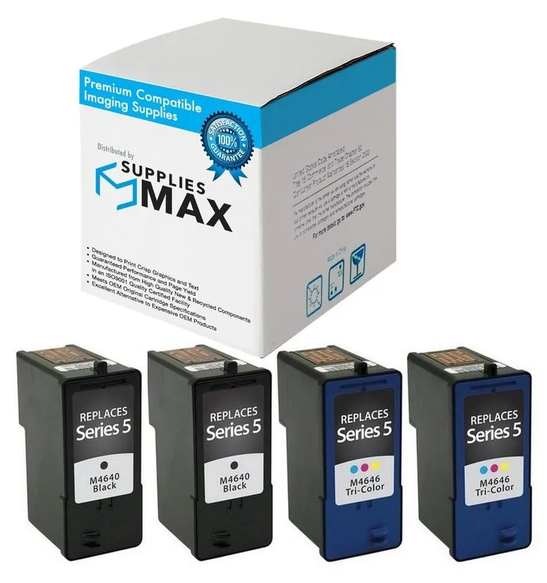 SuppliesMax SuppliesMax Dell 2B2C922 Inkjet Combo Pack (2 Black, 2 Color) — product photo