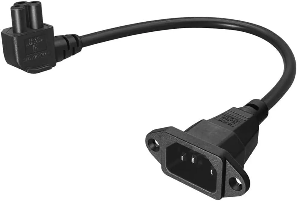 TeKit TeKit C14 screw-hole to C5 adapter 1ft 18AWG 2-pack — product photo