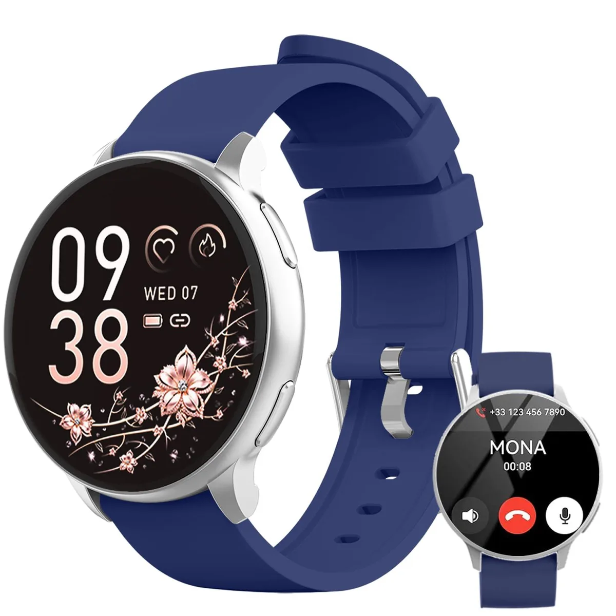  Blintok Smart Watch 1.2" AMOLED 100+ Sport Modes Blue — product photo
