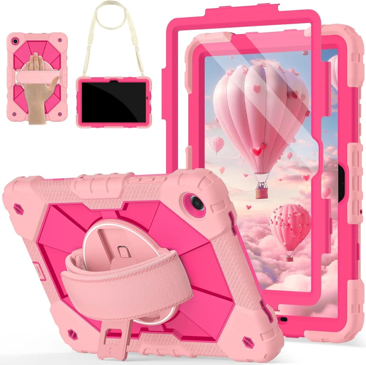 Kootion Kootion 11 Inch Tablet Case for Galaxy Tab A11+ 2025 A9+ 2023 RosePink — product photo
