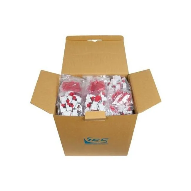 ICC ICC IC107L6RWH Cat 6 EZ Module 400 Pack No Jack White — product photo