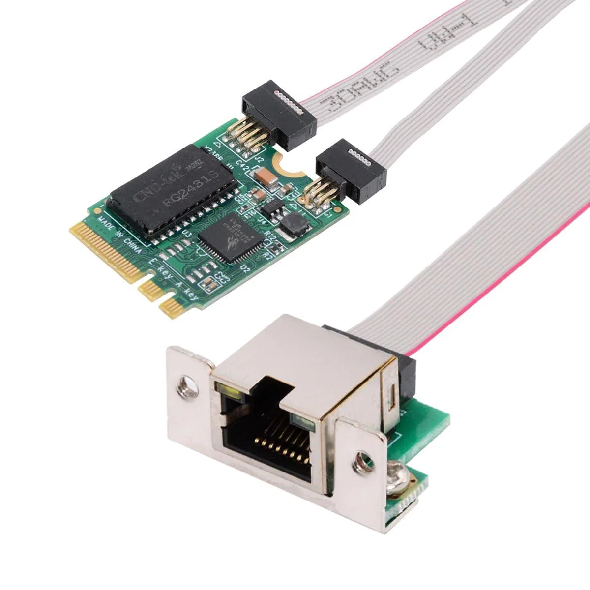 LORDWORLD LORDWORLD 2.5Gbps 2230 NGFF A+E-Key to RJ45 Ethernet Adapter — product photo