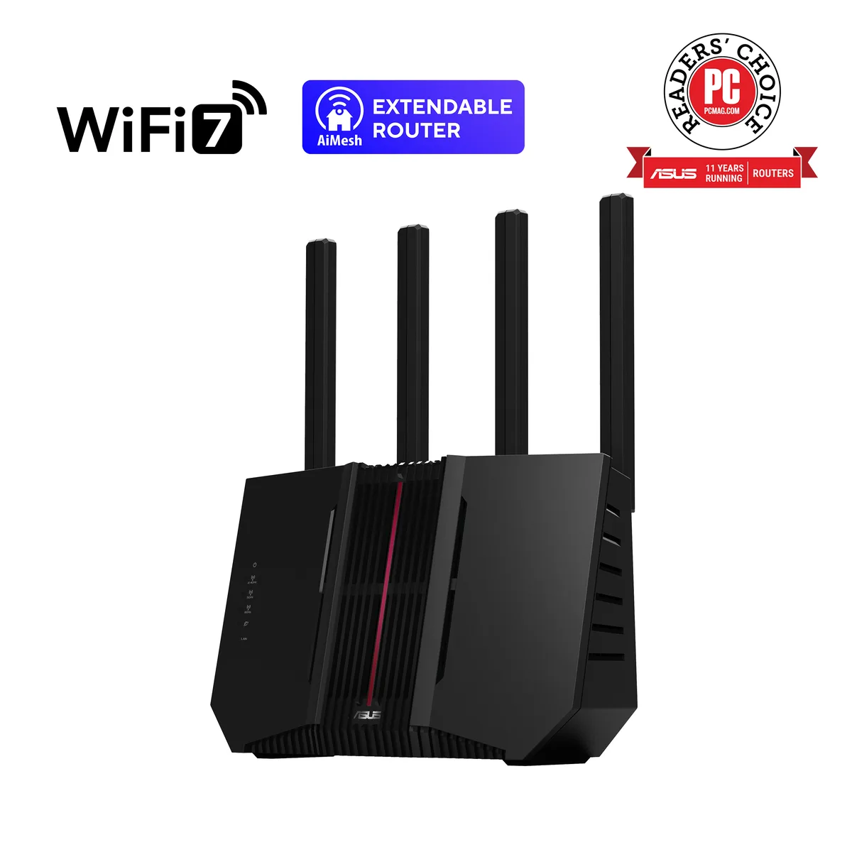 ASUS ASUS RT-BE92U tri-band WiFi 7 wireless router — product photo