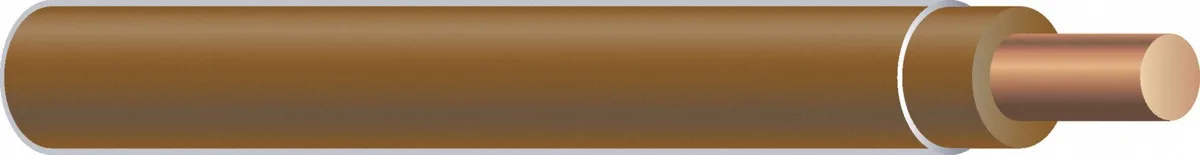 SOUTHWIRE COMPANY SOUTHWIRE COMPANY 11594901 THHN Wire 12 AWG Brown Solid 500 ft — product photo