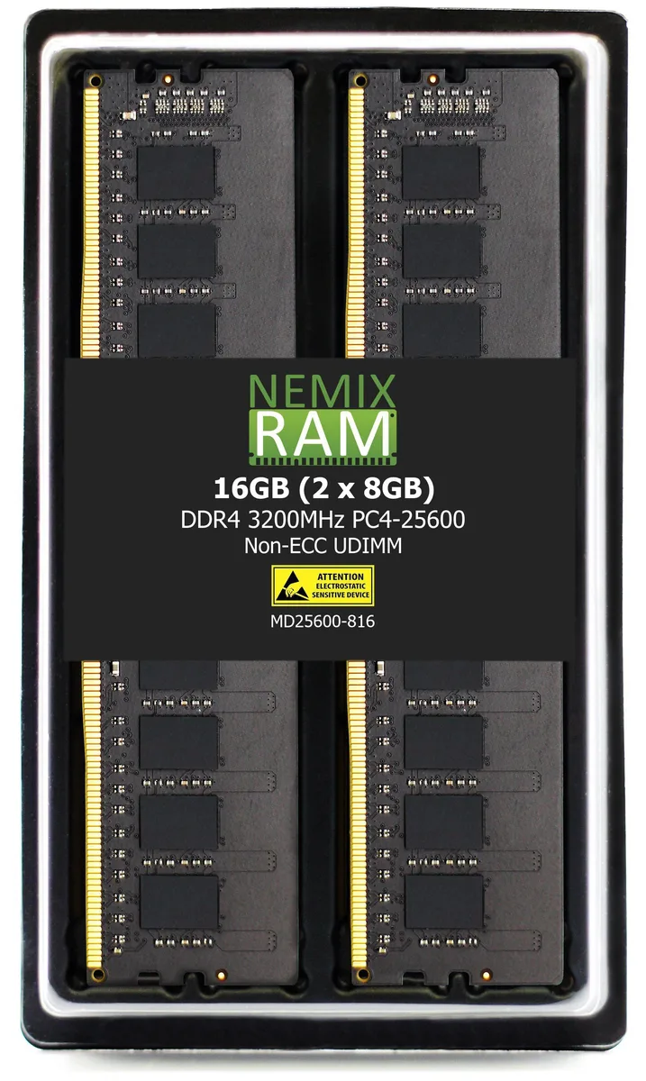 NEMIX RAM NEMIX RAM 16GB (2x8GB) DDR4 3200 CL22 1.2V 288-pin UDIMM — product photo