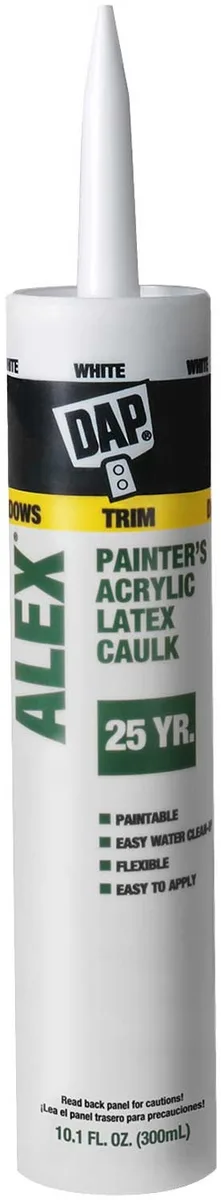D.A.P. D.A.P. 18670 ALEX Painter's Acrylic Latex Caulk 10.1 oz — product photo