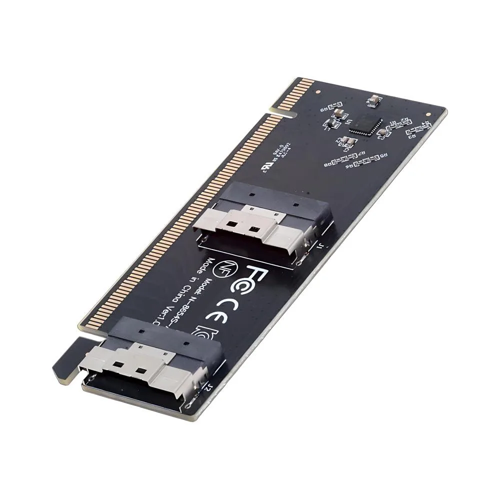 LORDWORLD LORDWORLD 74Pin SFF-8654 Low Profile PCIe 4.0 to 16X Raid Adapter — product photo