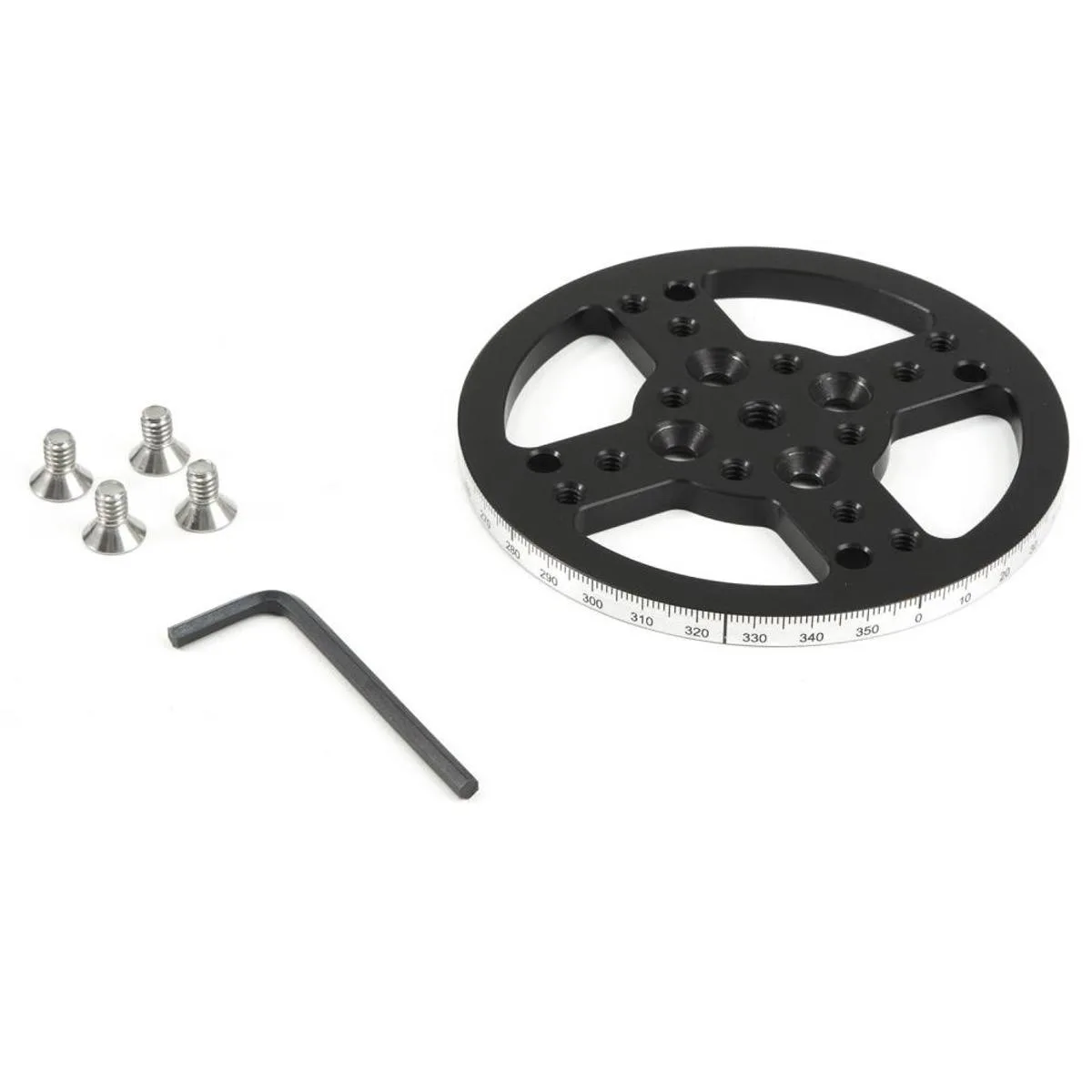 Kessler turntable conversion kit for Second Shooter, modular metal components, matte black finish