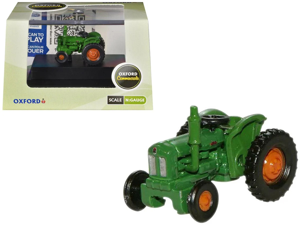 Oxford Diecast Oxford Diecast Fordson Tractor Green with Orange Wheels 1/148 Scale Hobby Collectible — product photo