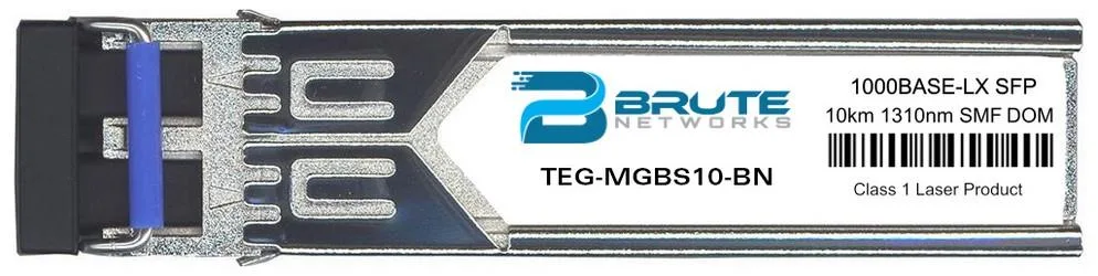 Brute Networks Brute Networks TEG-MGBS10 1000BASE-LX 10km SMF 1310nm SFP transceiver — product photo