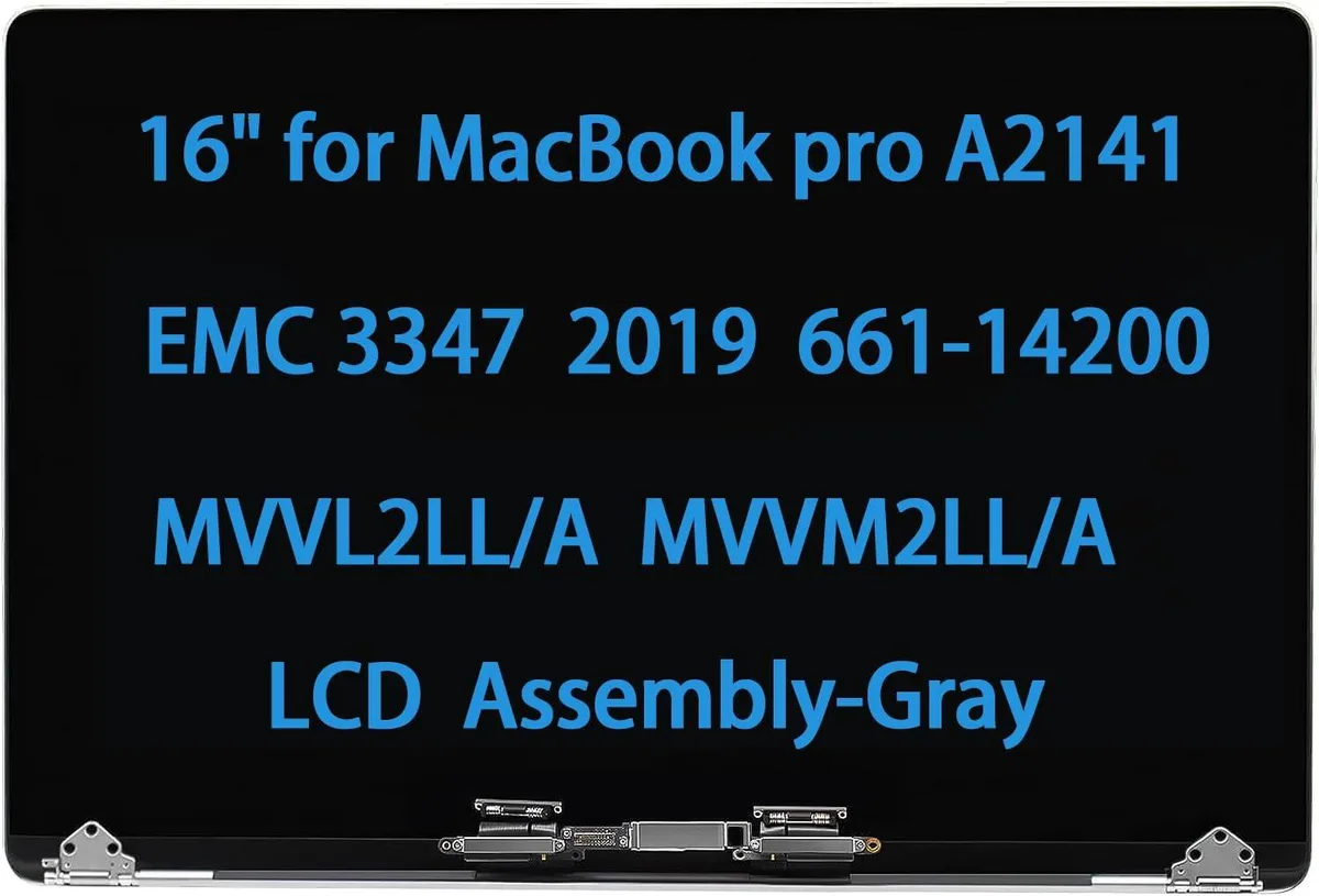 NUOLAISUN NUOLAISUN 16" laptop screen for MacBook Pro A2141 EMC 3347 2019 661-14200 Space Gray — product photo
