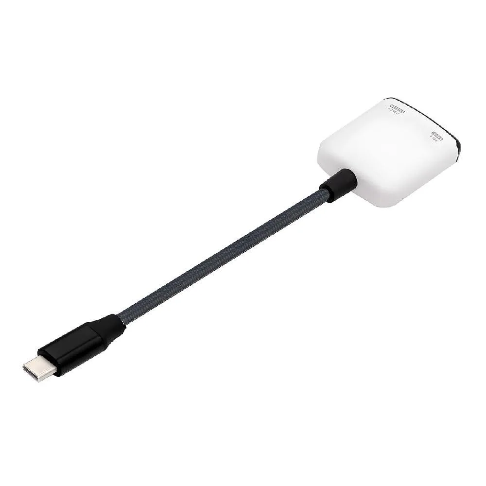 Fervit Fervit 2-in-1 AR Glass Adapter USB C Splitter 3.94 Inch White — product photo