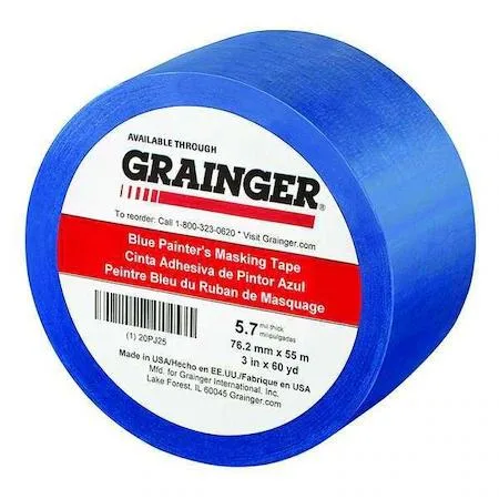Zoro Select Zoro Select 20PJ25 Painter's Tape Blue 3 in 60 yd 5.7 mil CP 27 — product photo