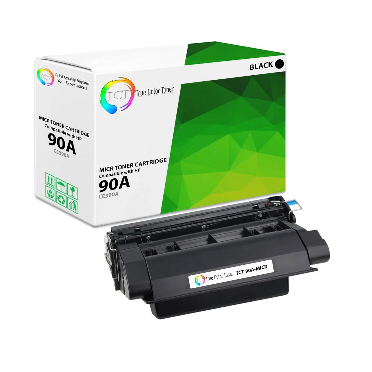 True Color Toner True Color Toner 90A MICR CE390A Black Toner Cartridge 10000 Pages — product photo