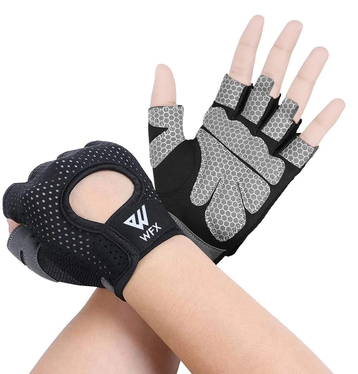  Vibe Weight Lifting Gloves Black Medium 100% Acrylic — product photo
