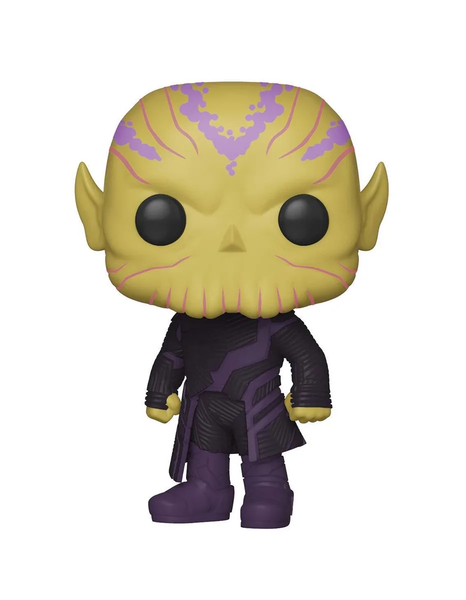 Funko Funko Marvel Captain Marvel Talos Bobblehead Pop! Vinyl Figure Yellow hobby collectible — product photo