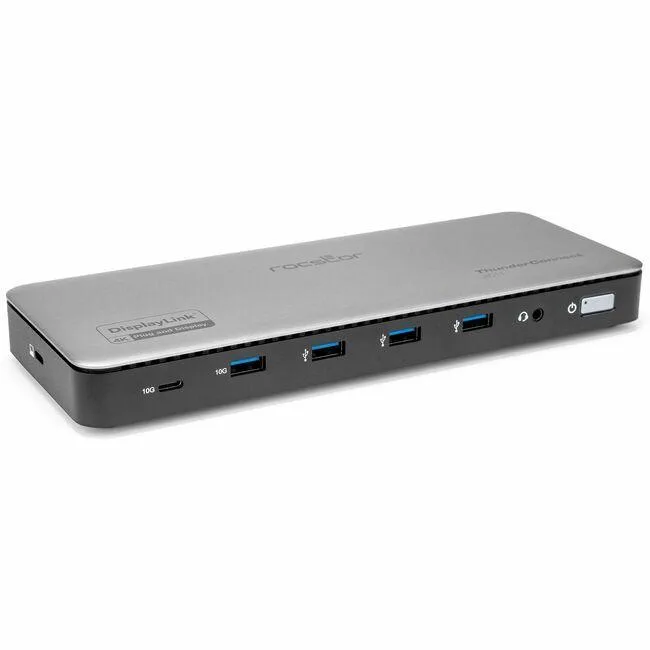 Rocstor Rocstor Y10P026-S1 ThunderConnect RD11 USB-C 13-in-1 Triple Display Docking Station — product photo