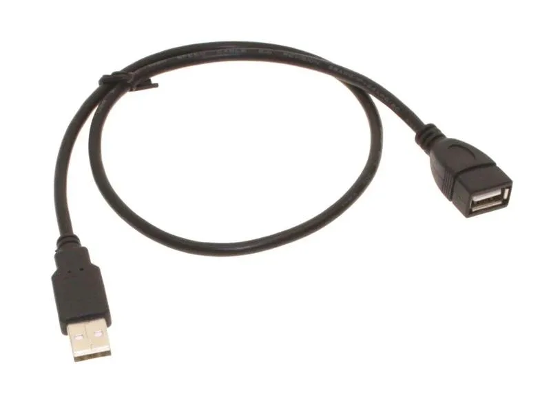 USBGear USBGear AA-UF-1B USB 2.0 A to A extension cable 15in black — product photo