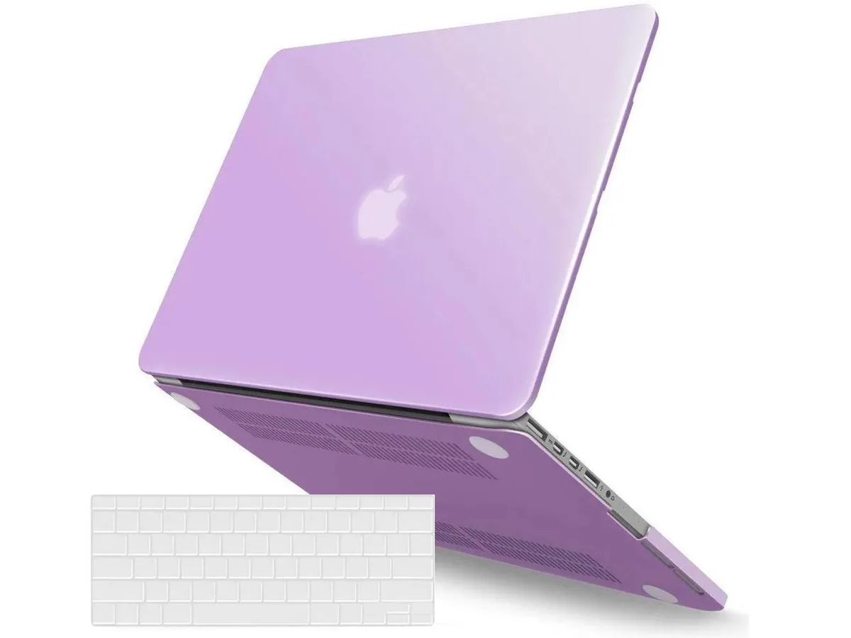 Werleo Werleo A1502 hard laptop case purple with keyboard cover — product photo