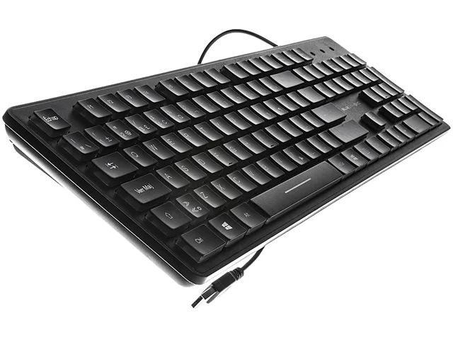 BlueDiamond BlueDiamond Connect Backlit 37394 Black USB Wired Slim Keyboard — product photo