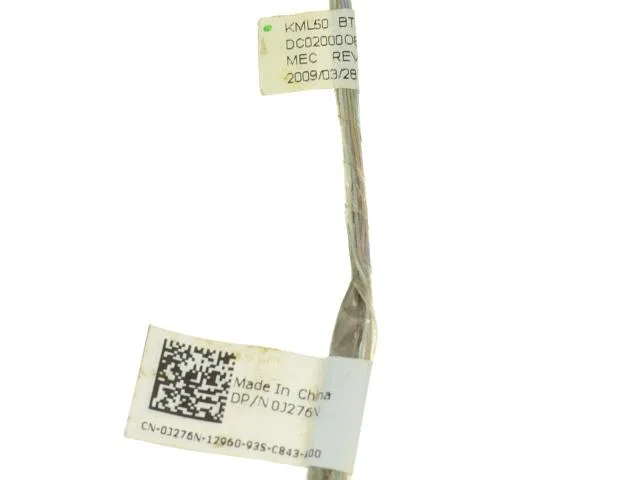 Thin flat ribbon cable with connectors at both ends