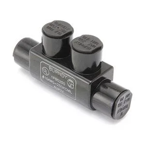 Burndy Burndy UV Rated Multi Tap Connector 10AWG 2 Ports In Line Aluminum — product photo