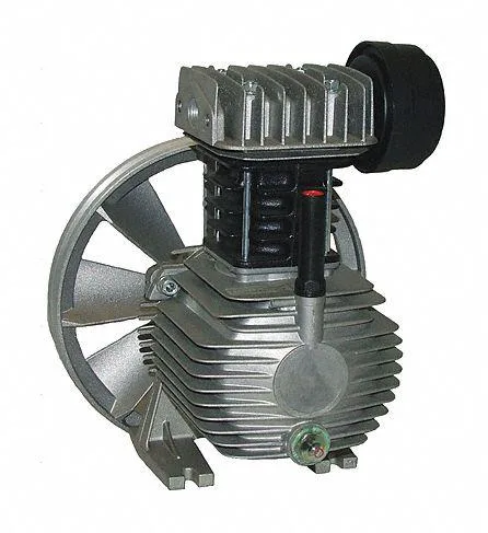 Rolair PMP11K3GR cylinder replacement pump, aluminum and cast iron body, single stage, 10 1/8 inch flywheel, splash lubricated
