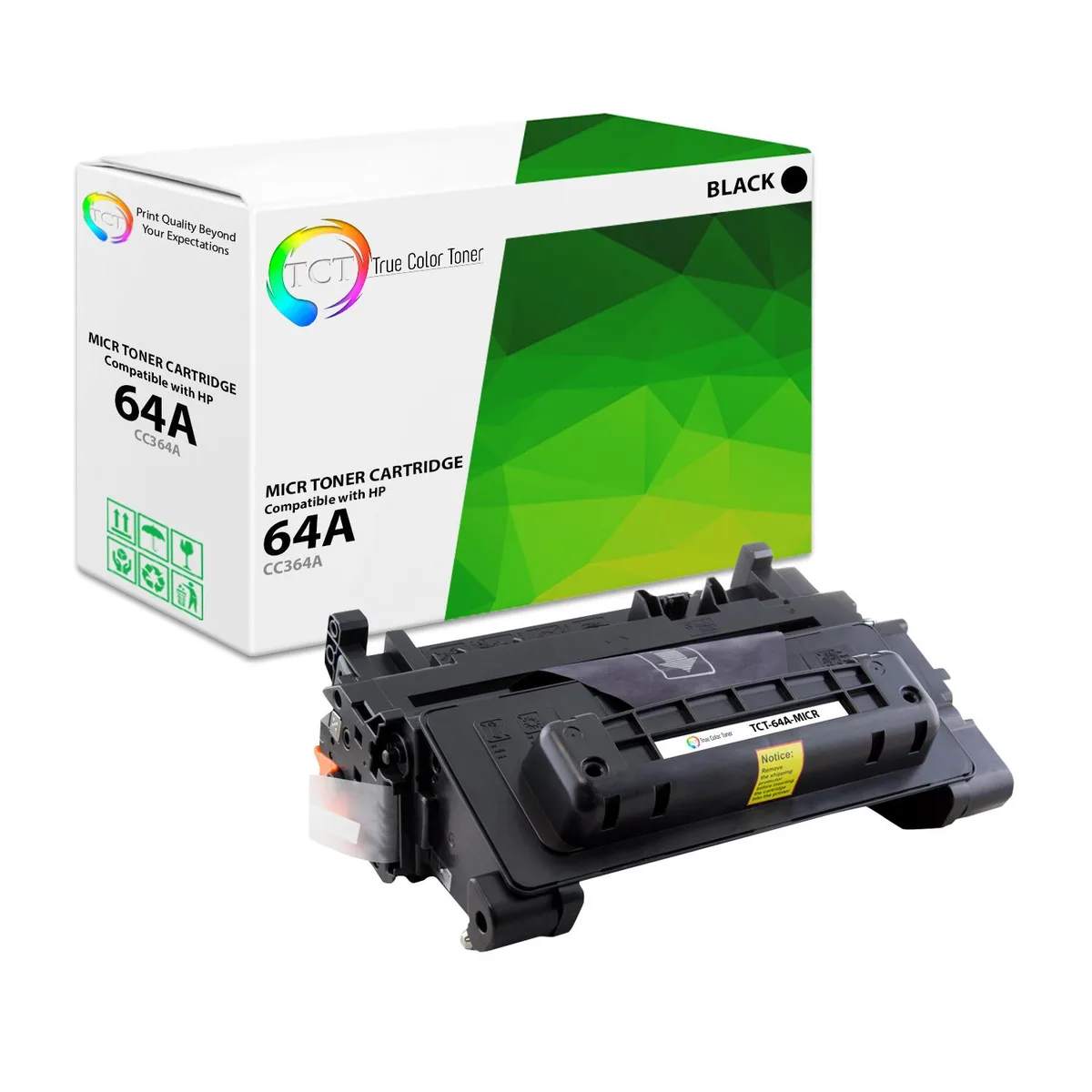 True Color Toner True Color Toner 64A MICR Toner Cartridge CC364A Black 10000 Pages — product photo