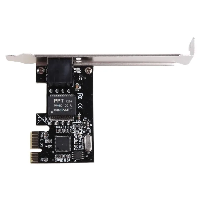 YINGHUA YINGHUA PCI-E Gigabit Ethernet Adapter 10/100/1000 Mbps RJ-45 — product photo