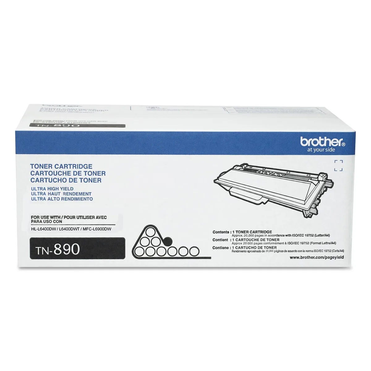 Brother Brother TN890 Black Toner Cartridge 20000 Pages — product photo