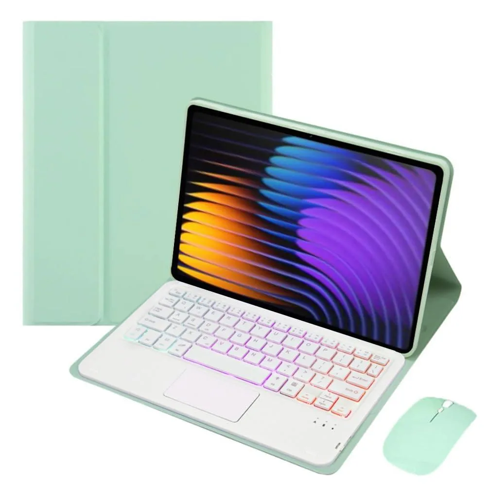 Timoom Timoom 11.2" Keyboard Case with Rechargeable Keyboard & Mouse (Mint) — product photo