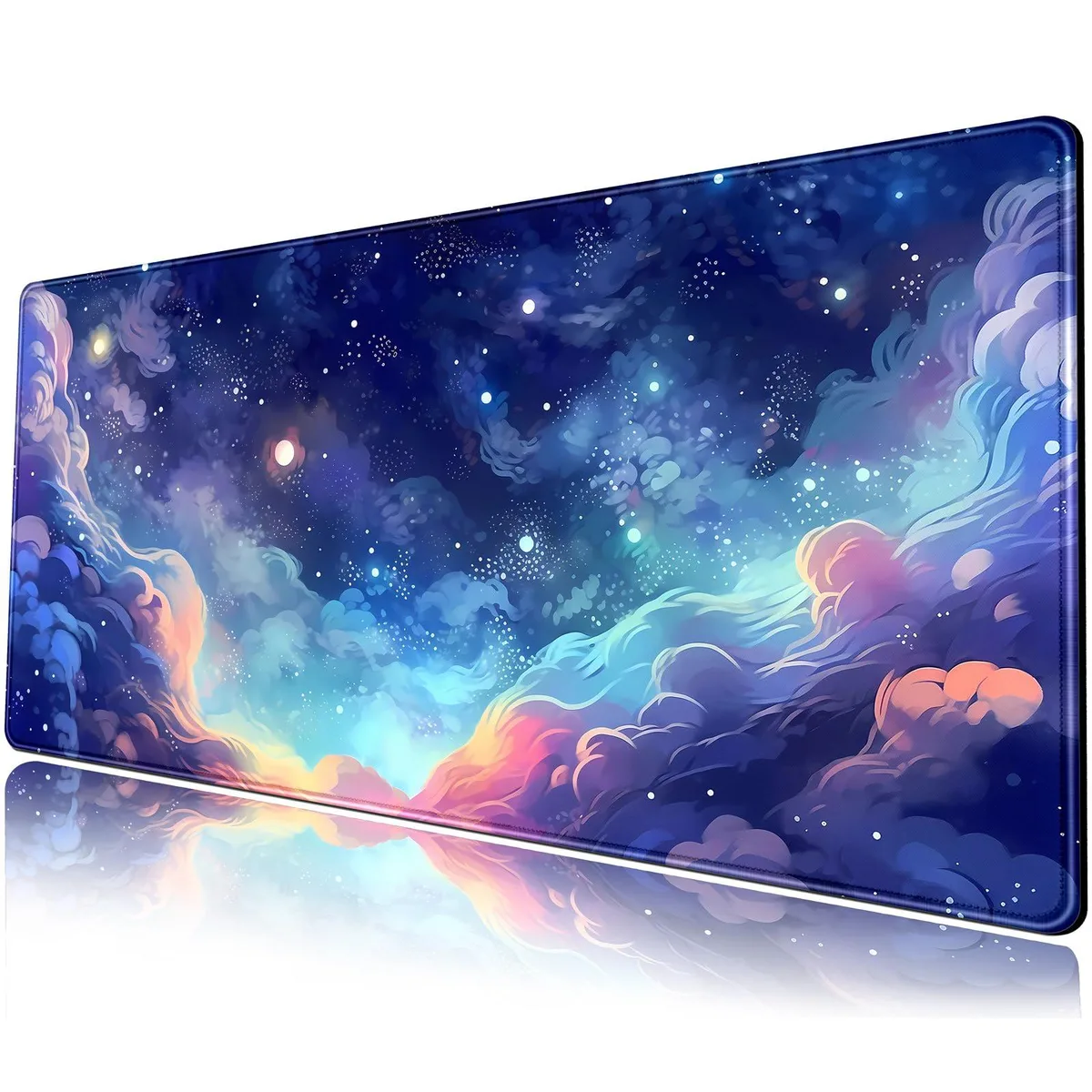 KEHIPI KEHIPI Pastel Anime Space Desk Mat 31.5"x11.8" mouse pad — product photo