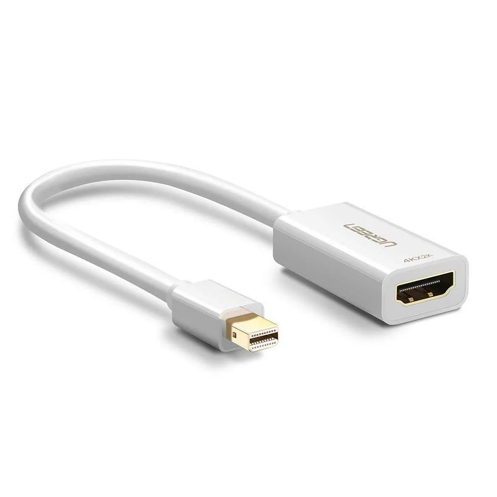 WRIARICH WRIARICH Mini DisplayPort to HDMI cable .8 ft White — product photo