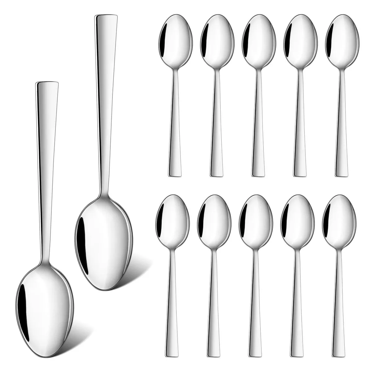  TeamFar TFSP-01 12-piece 6.7-inch stainless steel cutlery — product photo