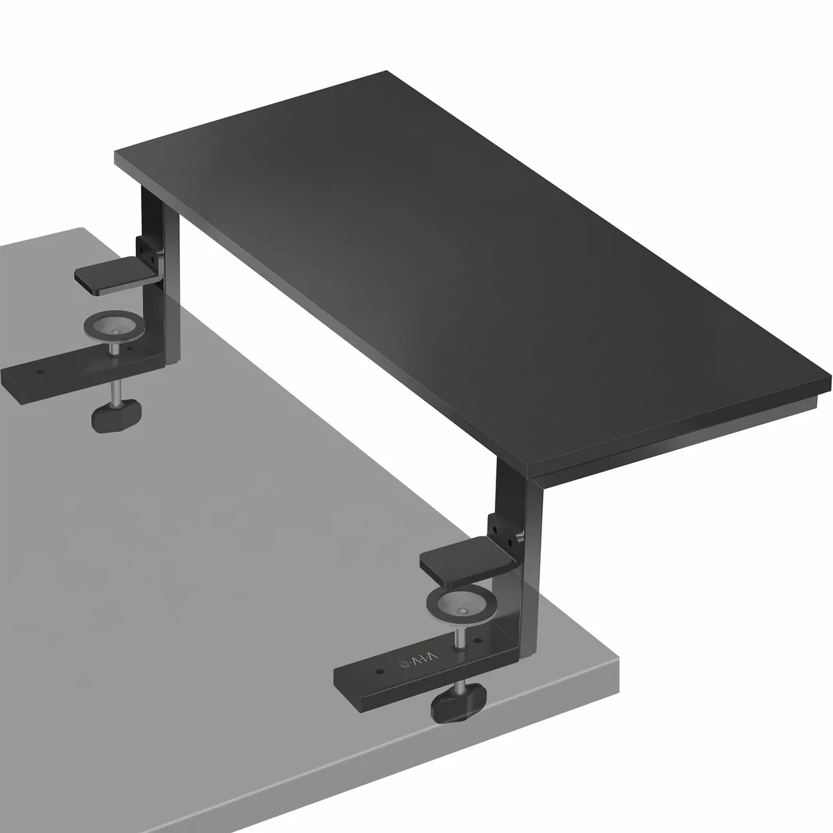 VIVO VIVO Black 22" Clamp-on Desk Extension Shelf — product photo