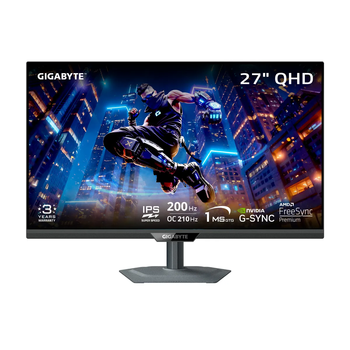 GIGABYTE GIGABYTE M27Q2 SA 27" QHD 200Hz gaming monitor — product photo