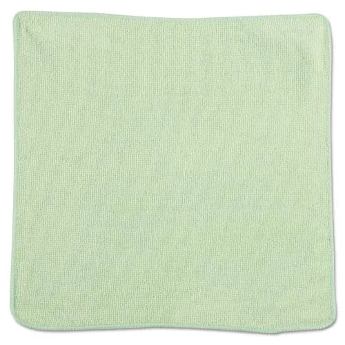 Rubbermaid Commercial Rubbermaid Commercial RCP1820578 Microfiber Cleaning Cloths 12 x 12 Green 24 Pack — product photo