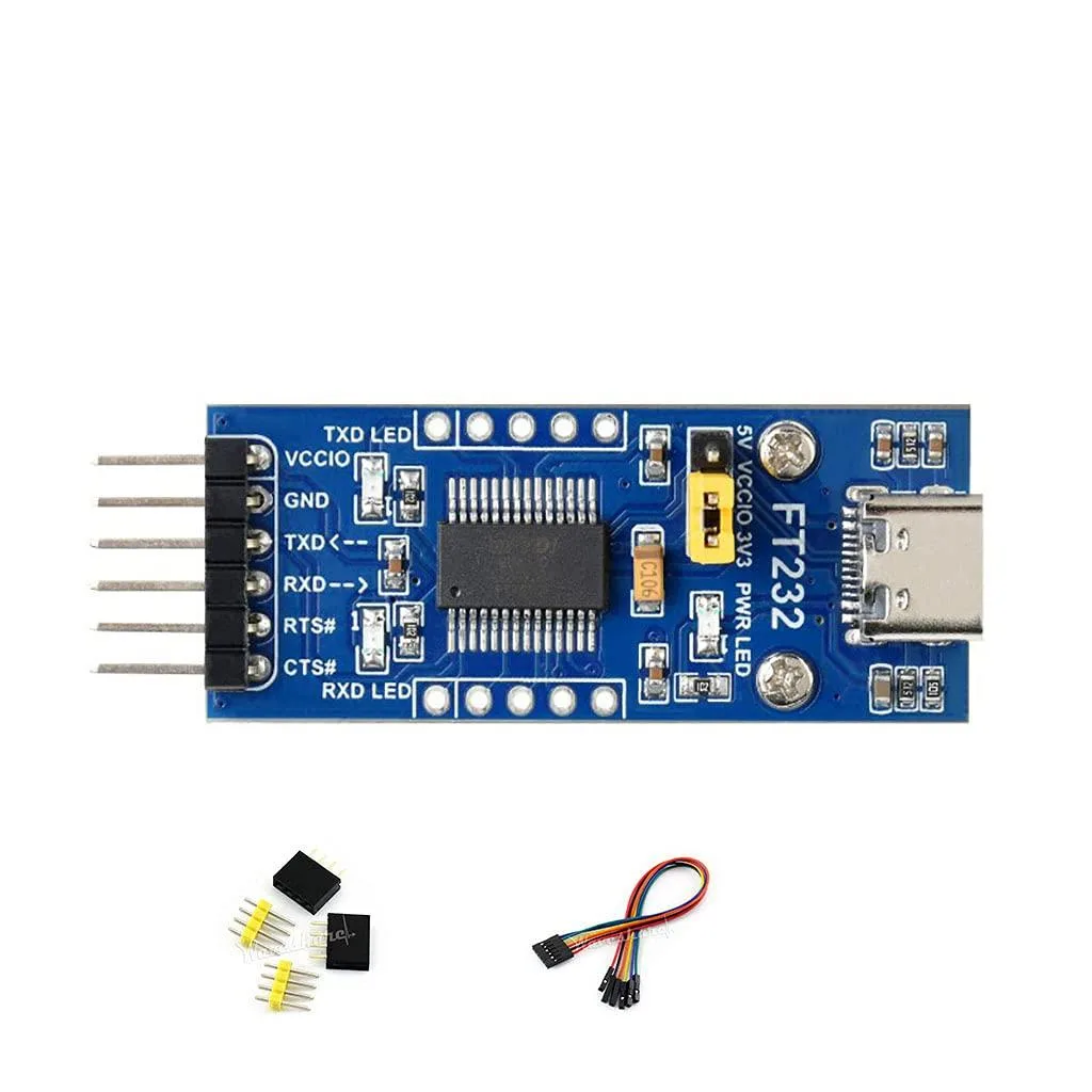 LORDWORLD LORDWORLD FT232RL USB-C UART TTL Adapter 3.3V/5V development board — product photo